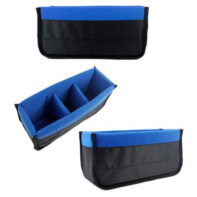 Custodia Organizer Inserto in Velluto di Nylon per Fotocamera DSLR SLR con Imbottitura Regolabile per Conservazione Sicura