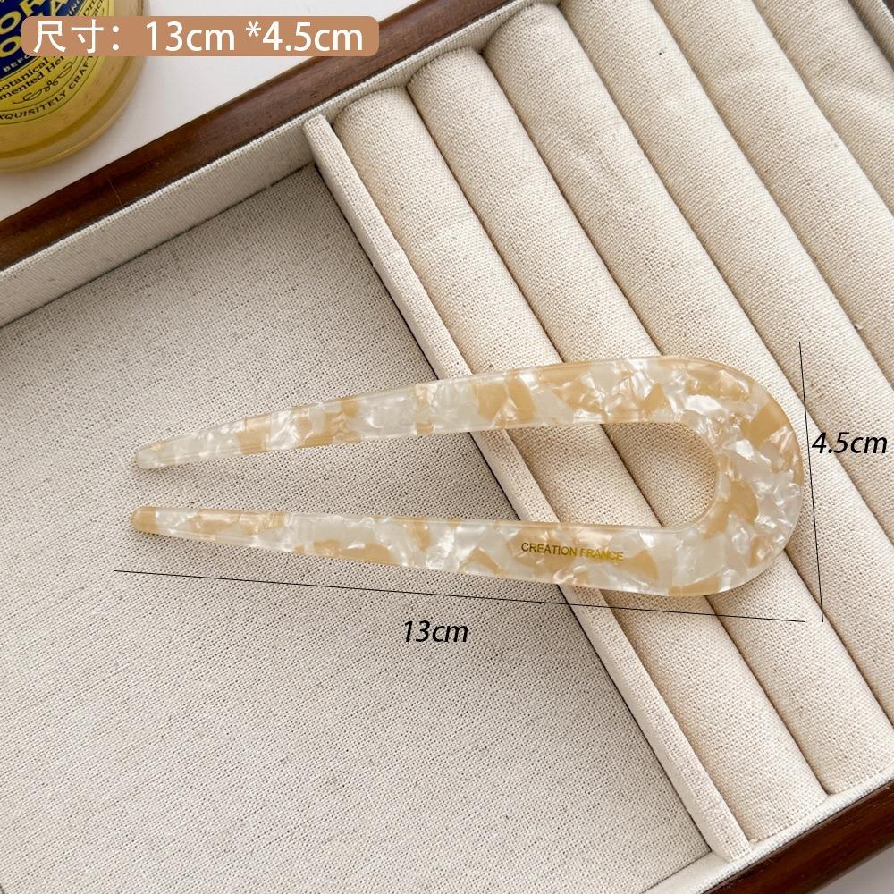 

Ацетат U-образные китайские заколки-вилки для волос палочки для волос женские девушки винтажный шик простые укладки аксессуары для волос повязка на голову гребень инструмент белый