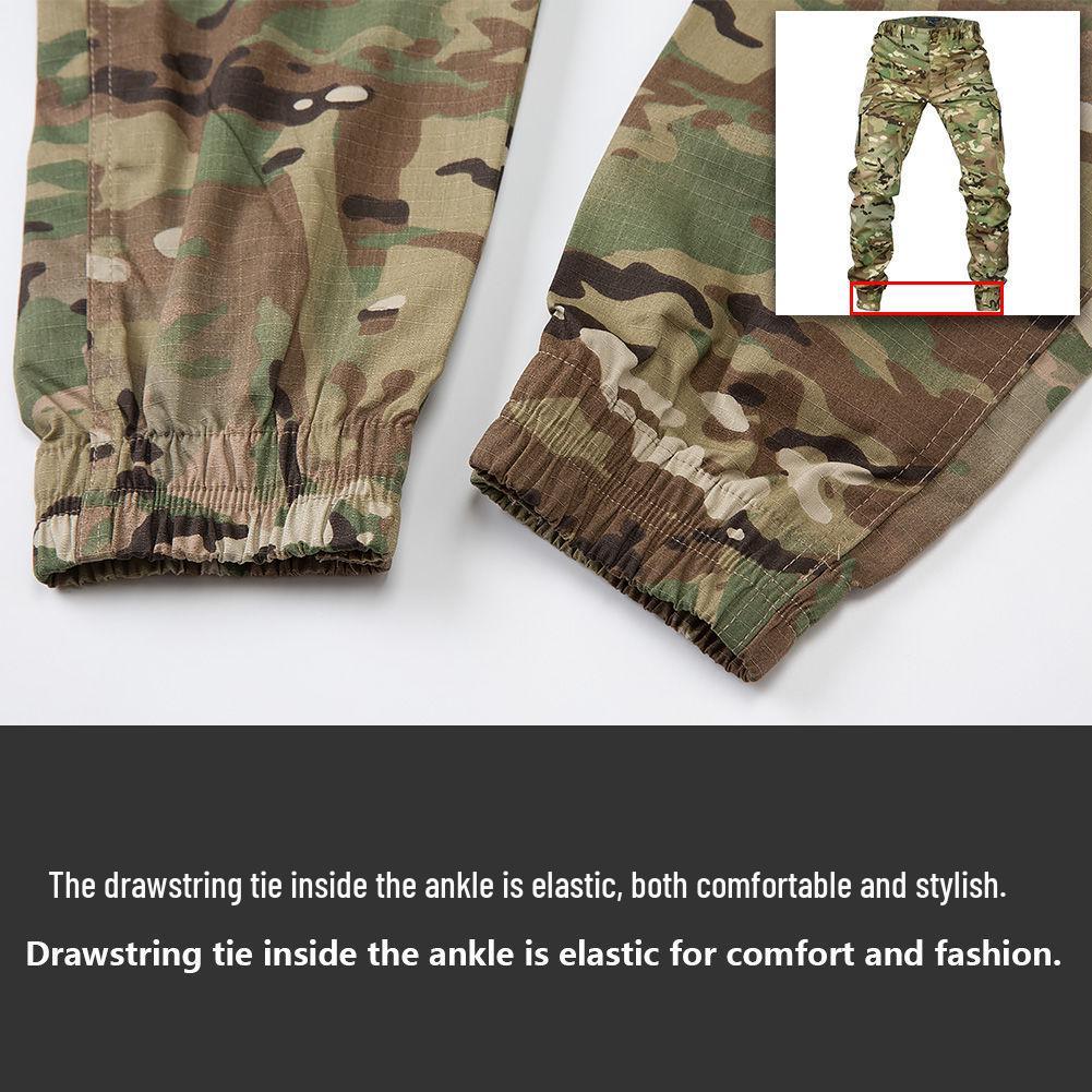 Herren Outdoor Camouflage Ripstop Taktische Skinny Jogginghosen