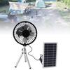 Solar Vent Fan Monocrystalline Silicon 10W Solar Panel Powered Fan Eco Friendly Quiet with Stand for camping hiking or picnics