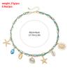 Beach Necklace for Women Leisure Star Shell Sun Pendant Girl Gift