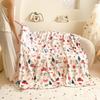 Thick Coral Fleece Christmas Sofa Blanket