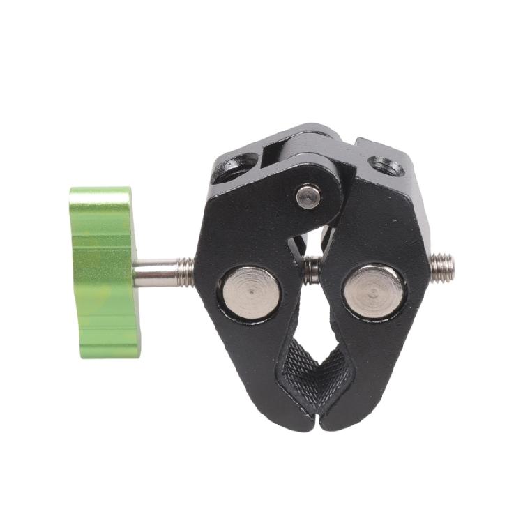 Zwei-Gewinde-Fotoklemme 3 kg Tragfähigkeit Aluminiumkonstruktion Zur Montage von Lichtern Schirmen Schienen