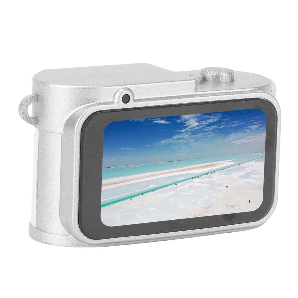 Vintage Digital Camera 2K FHD Video 2MP Photos Compact Small Camera with 1.47 Inch Color Screen and LED Fill Light for