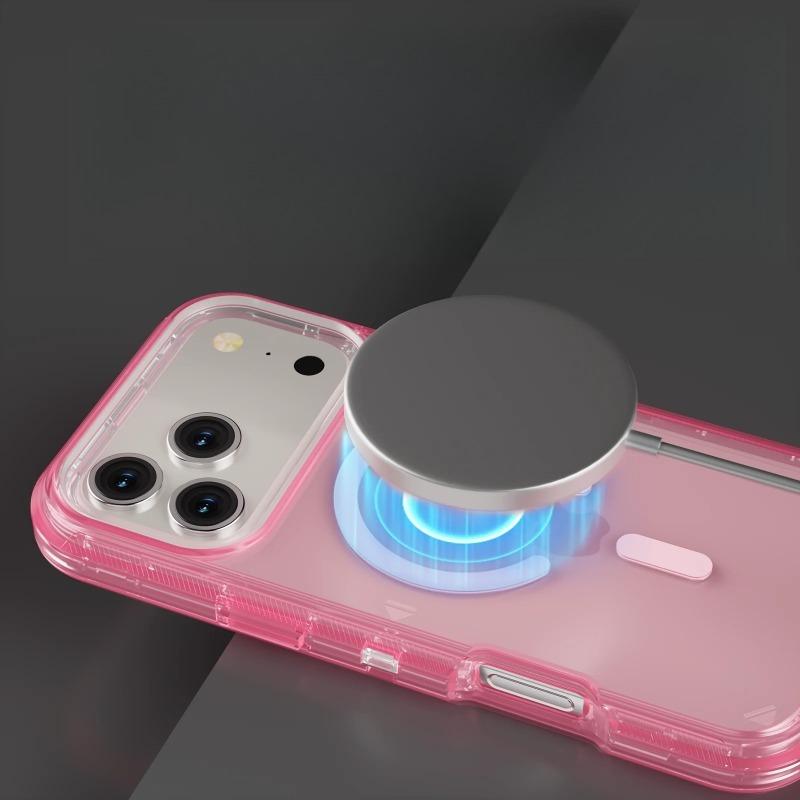 Heavy Duty Armor Ott Box Defender Clear for Mag-Safe Phone Case for IPhone 17 Pro Max Air 16E 15 14 13 Wireless Charging Cover