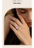 Elegant Jade Purple Gourd Fu Lu Ring: Adjustable Women's Ring with Diamond Accents In New Chinese Style