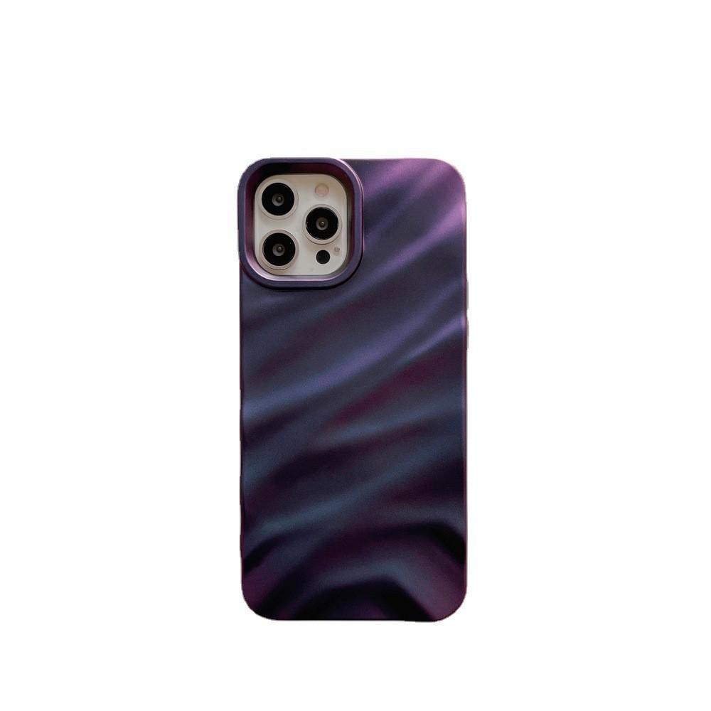 Zijdeachtige 3D Textuur Effen Kleur Telefoonhoesje voor iPhone 17 Pro Max/16/15/14/13