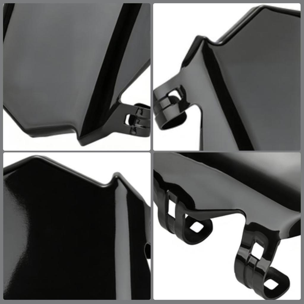 Front License Plate with Cable Ties Unique Design Protective Plate Lightweight Fit for Surron Light Ultra Bee Talaria Sting