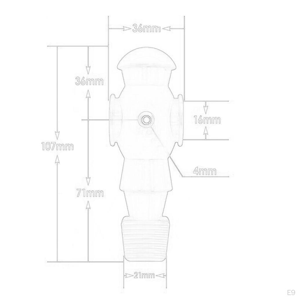26ks Stolní fotbal Muži Foosball Hráči k narozeninám