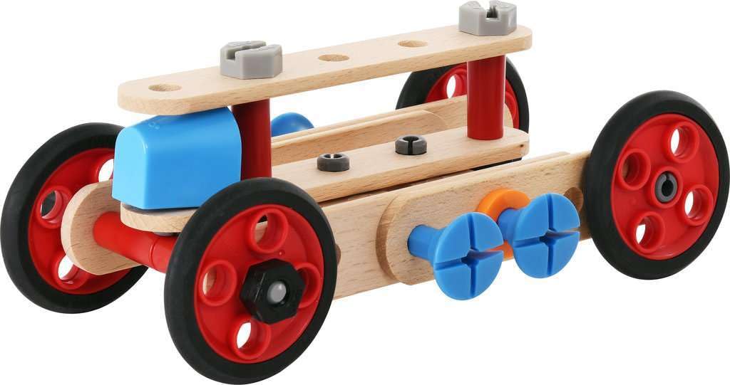 BRIO Builder Construction Set [136 Pieces] for Ages 3 and Up (Carpenter Tool Play Toy, Educational Toy) 34587