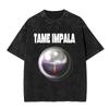 VintageWashed Pop Rock Band Tame Impala Currents Graphic Printed T Shirts Men Women Casual Cotton Oversized Short Sleeve Tshirt