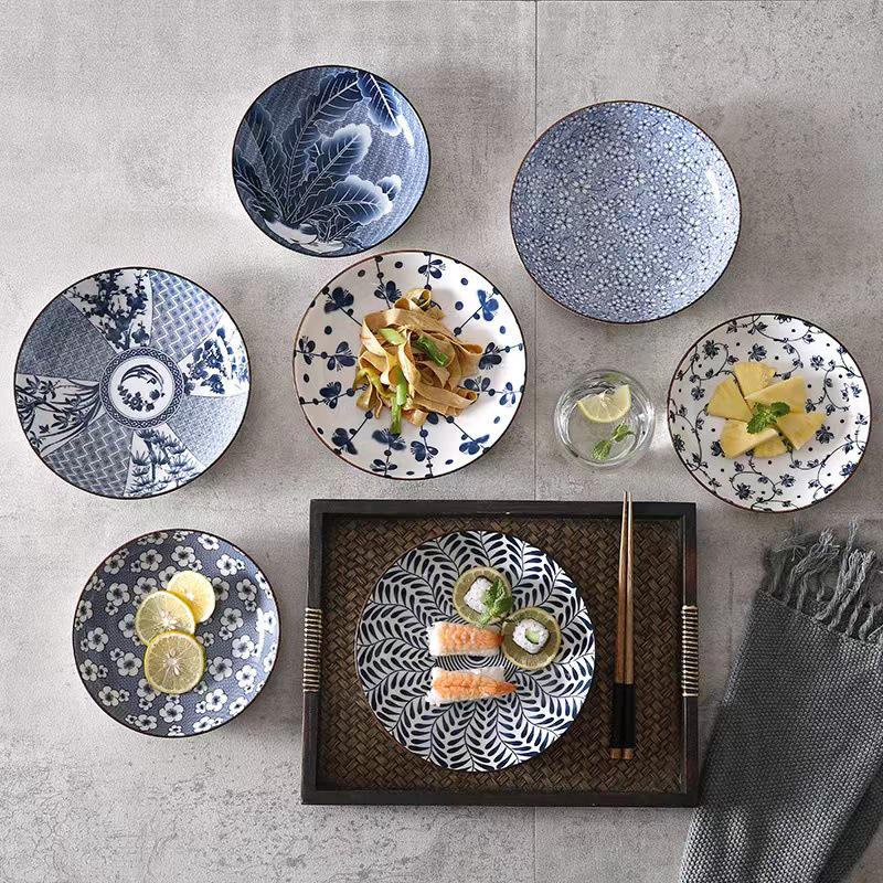Microwaveable Japanese Ceramic Rice and Soup Bowl Set