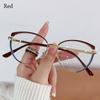 Fashion Cat Eye Anti-Blue Light Blocking Glasses Women Men Luxury Two-Color Optical Spectacles Computer Goggles Reading Eyeglass