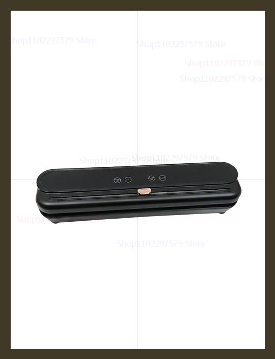 

New Electric Vacuum Sealer for Kitchen Dry Wet Food Storage Built-in Cutter Touch Button Easy Seal Food Household Appliance чёрный