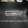 Pour Tesla Model Y Juniper 2025 Housse de Protection Anti-obstruction pour Bouche d'Aération Arrière Sous le Siège Accessoires de Protection de Grille de Sortie Arrière