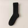 Women Winter Thickened Warm Not Foot Not Hair Coral Wool Home Sleep Tube Moon Socks