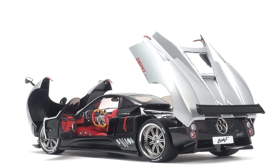 Almost Real Pagani Zonda F 2005 Grigio Mercurio Skala Komplett Støpt Metallbil - - 1/18 (850401001)