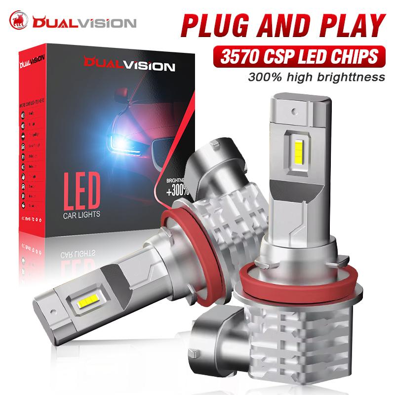 

800W Turbo H7 H11 LED Headlight Bulbs CANBUS Lights 80000LM H4 9012 9005 HB3 9006 Mini Lamp 3570 CSP Wireless Car LED with Fan 9006/HB4
