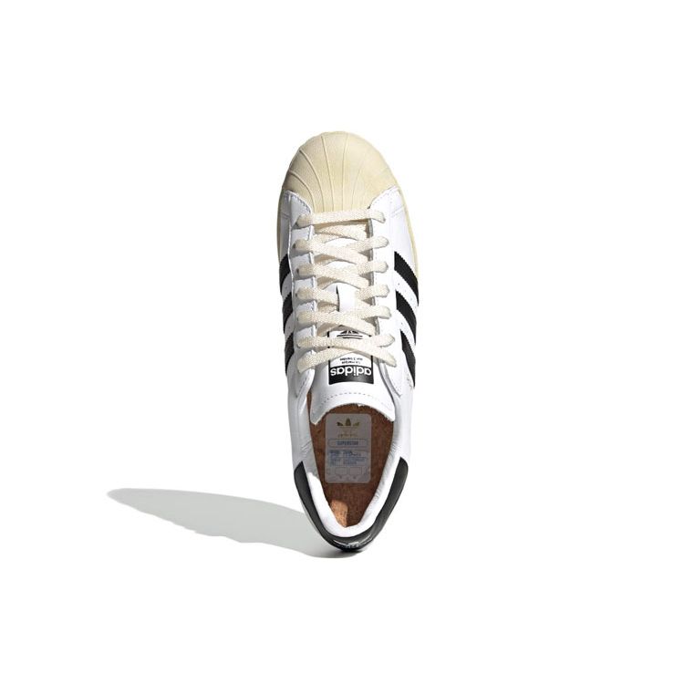 Adidas Superstar White Black Unisex Sneakers Cloud-White Core-Black Blue FV2831