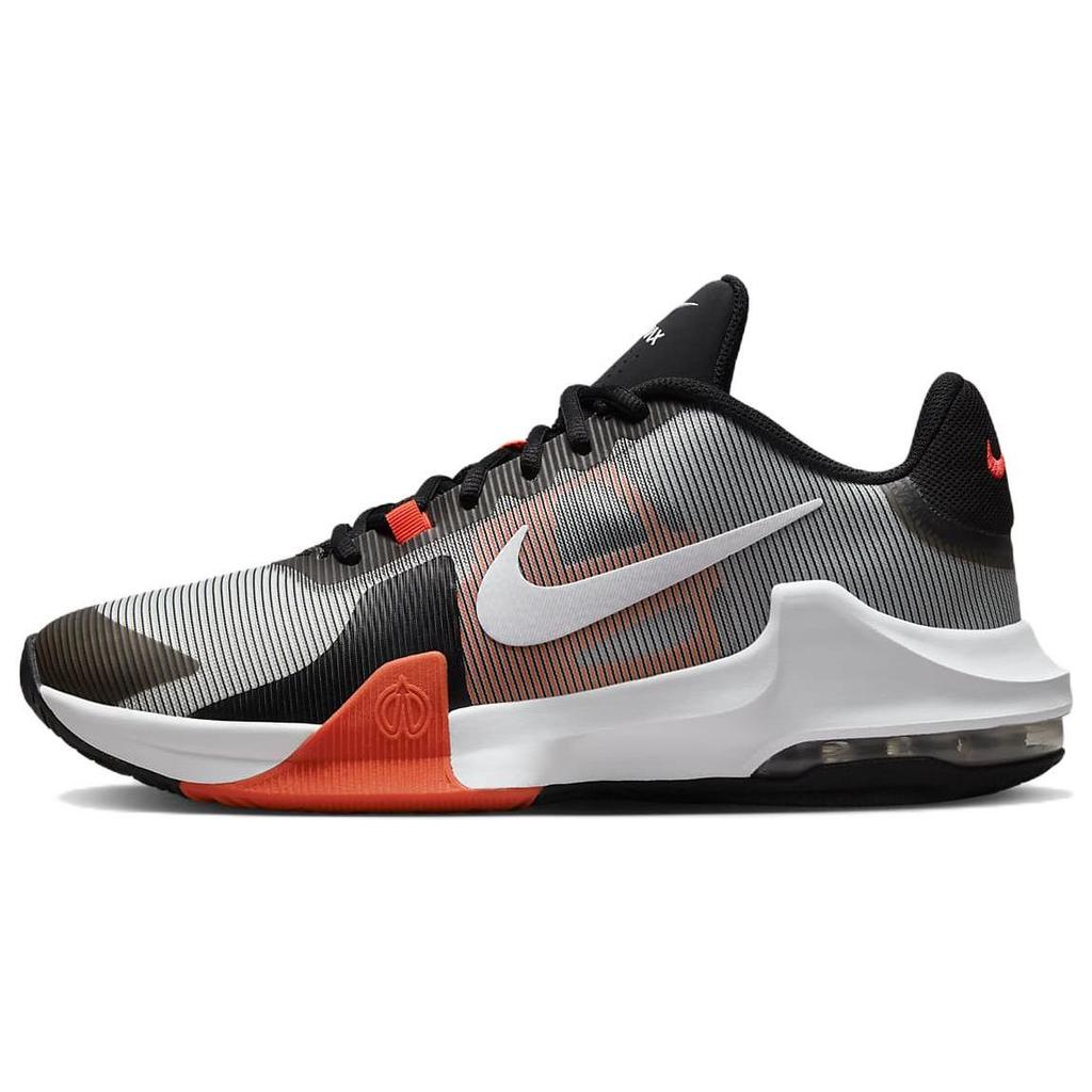 Nike Air Max Impact 4 Black Bright Crimson Men Sneakers Wolf-Grey White DM1124-002