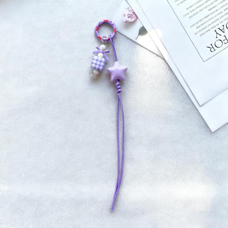 Makrama Gwiazda Breloczek Wisiorek Zestaw DIY: Urocza biżuteria z koralików i akcesoria do zawieszek na telefon