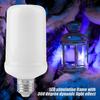 LED Simulation Flame Lamp Blue   Light Bulb for Party Festival Decor Without Gravity Sensor