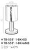 Lampa stołowa Sardo TB-5581-1-BK+AMB Italux