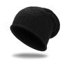 Womens Chunky Knit Beanie Hat Winter Warm Windproof Ear Cover Slouchy Cap In Acrylic