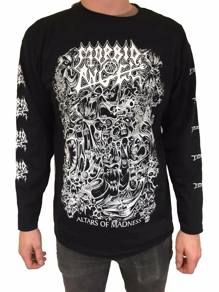 3D Printed Men's and Women's T-Shirts New Legend Band Sick Angel "Crazy Altar" Album Cover Retro Street Long Sleeve Top Harajuku