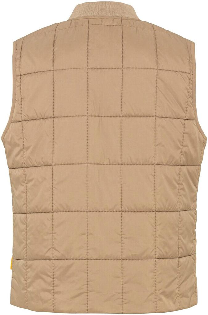 Winter Jacket Camel Active Lightweight Quilted Vest with Stand-up Collar (460330-8U99) Beige