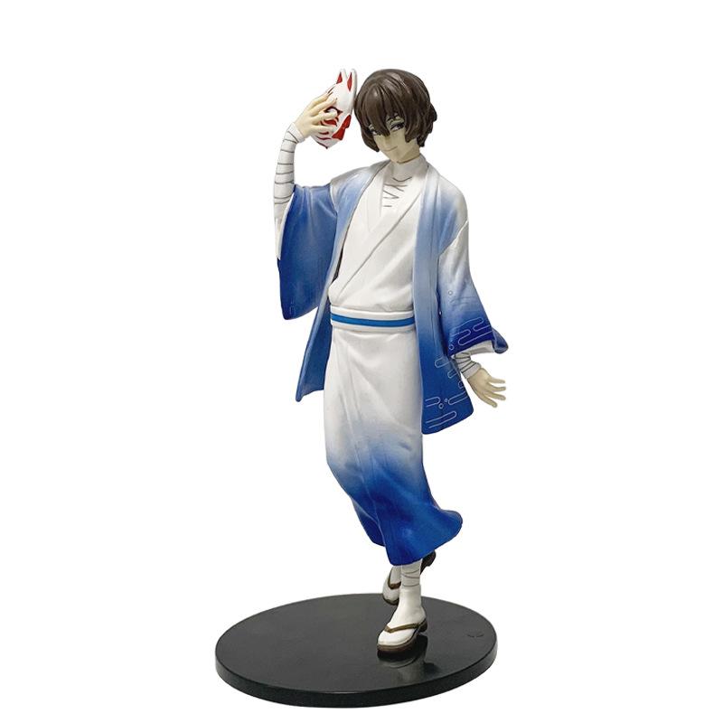 20cm Dazai Osamu Figure Bungo Stray Dogs Anime PVC Model Toy Gift Collection Action Figure Birthday Gift