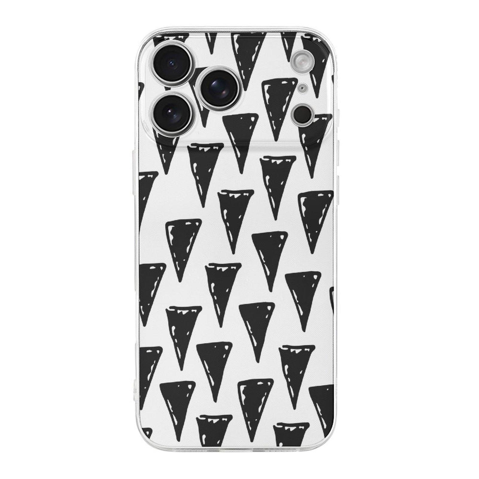 

1 Pack For iPhone 17 Series TPU Phone Case Transparent Protective Glossy Design, Daily Protection IPHONE-17ProMax білий