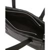 Daks Black Leather Tote Bag With Logo Dcba6f376bk