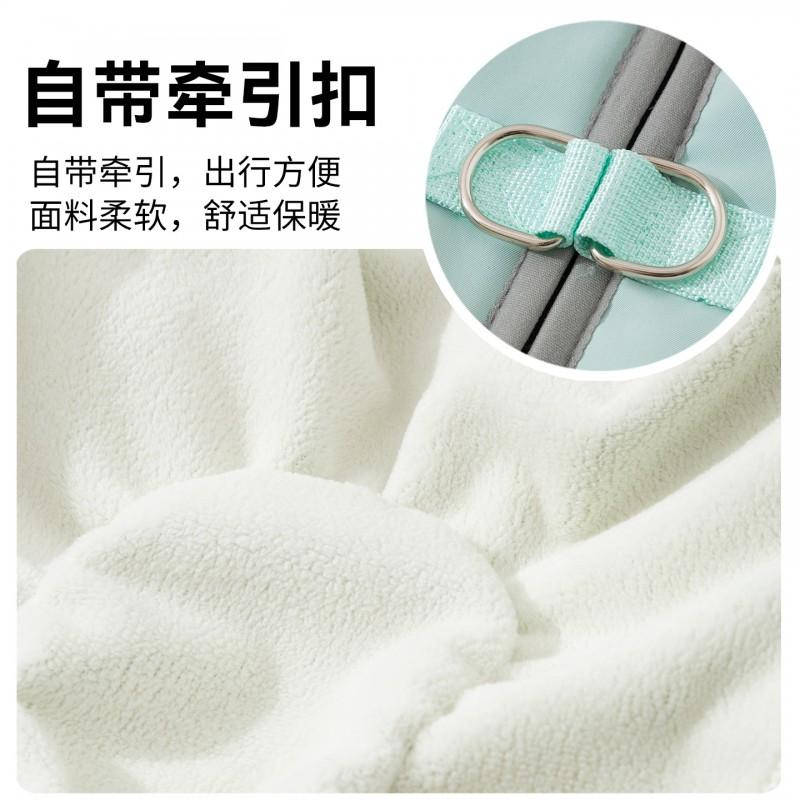 Pet Dog Warm Winter Full-Body Hooded Sweater Small Medium Dogs Outdoor Active Wear