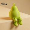 Creative Fruit Figurine 3D Printed Figure Collectible Cute Banana Orange Blueberry Cherry For Adults Shelf Ornament with Dangling Legs for Home Office