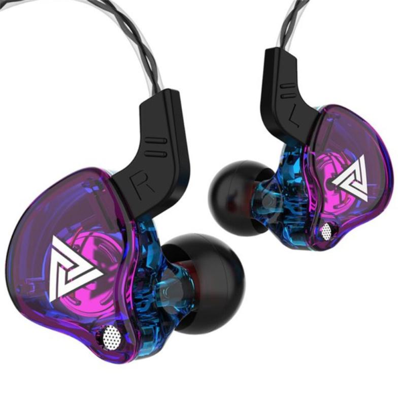 Qkz Ak6 Copper Driver Hi-fi Sports Headphones 3.5mm In-ear Earphone For Running With Microphone