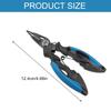 Stainless Steel Fishing Line Cutter Small Fishing Hook Remover Small Fishing Plier Scissors Comfortable Grip Plier