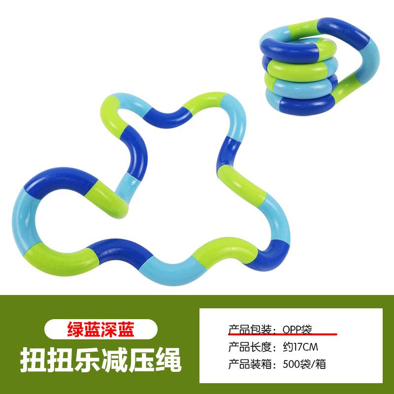 

Flexible rope, twisting circle winding toy, twisting fun stress-relieving toy