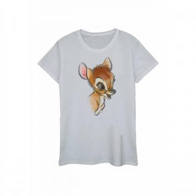 Womens/Ladies Bambi Drawing Cotton T-Shirt