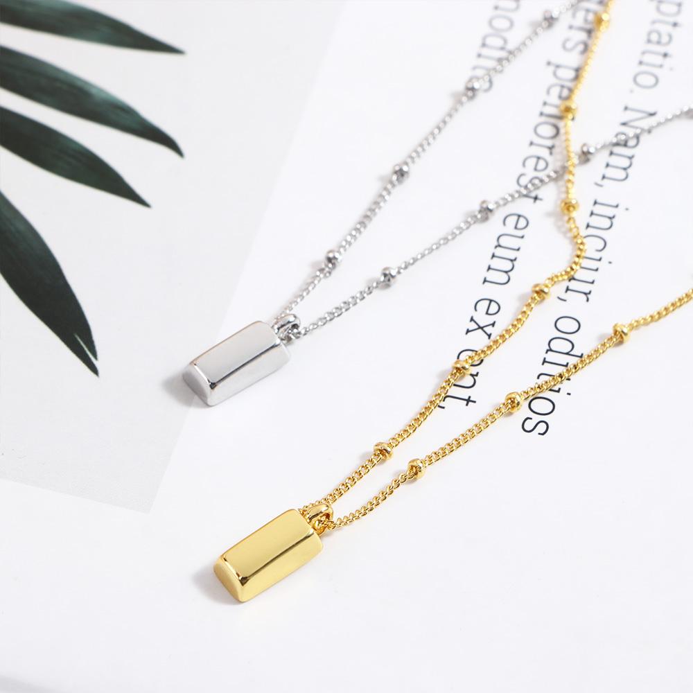 Jewelry Ultra thin Gift Party Pendant Korean Style Clavicle Chain Women Necklace Gold Bar Choker