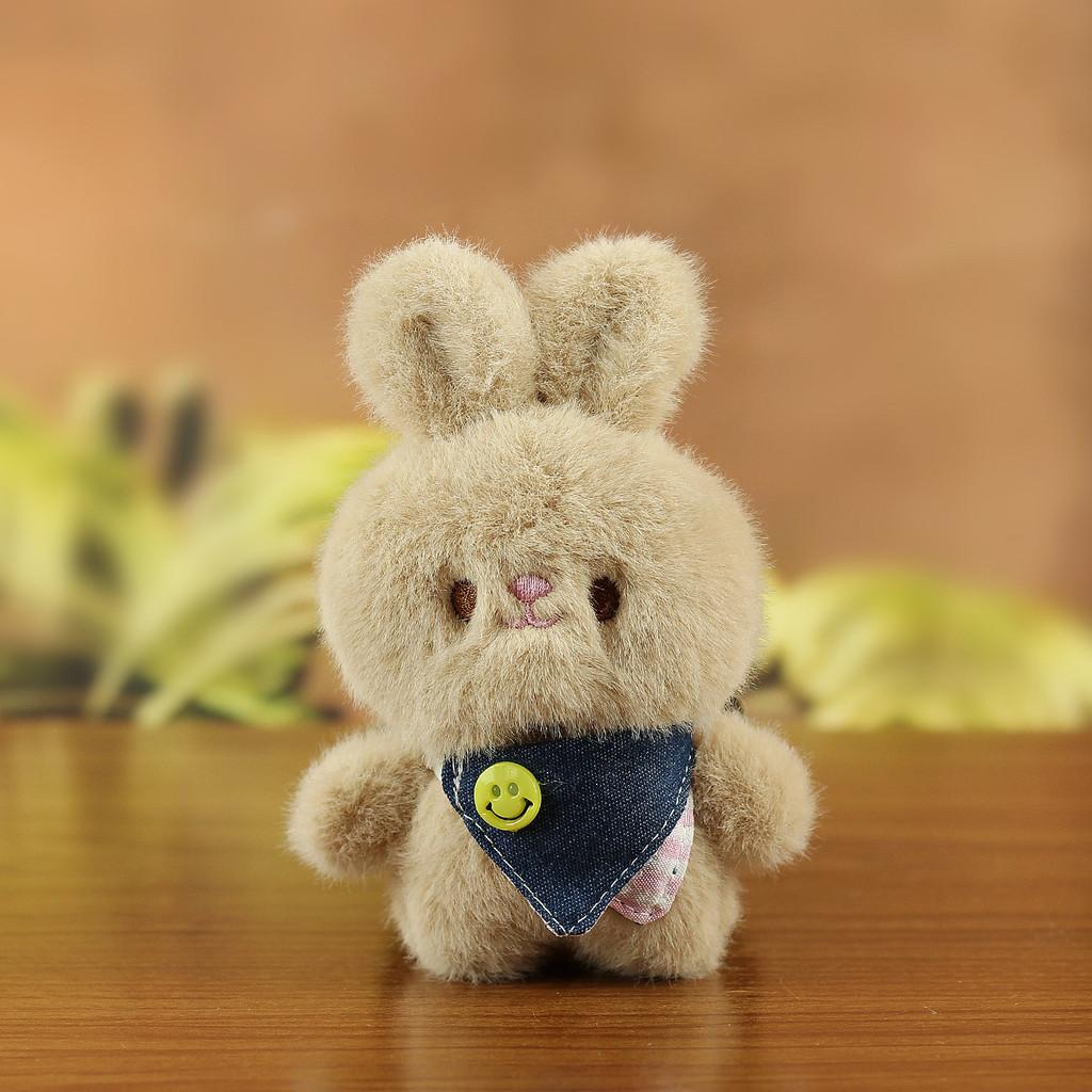 Cute Animal Plush Toy Pendant With Cotton Filling For Bags And Keys