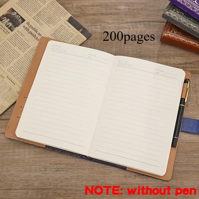 Digital Locking Journal - A5 Password Protected Diary with Secure Code Lock,200 Page Faux Leather Secret Notebook for Teens Gift