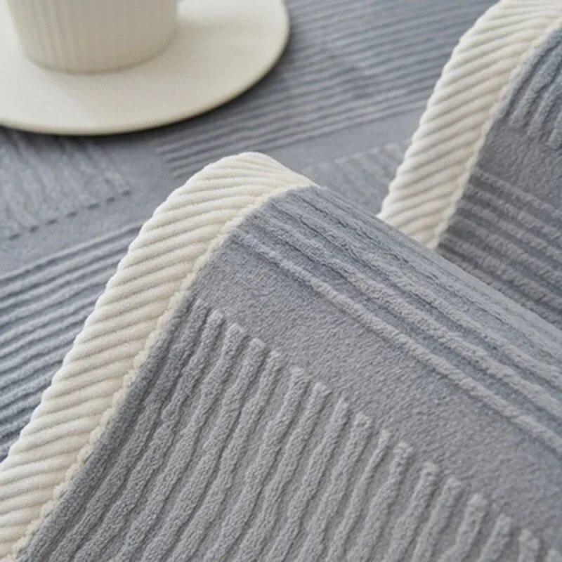 Thick Warm Sofa Cover for Living Room Non-Slip Soild Color Sofa Cushion Four Seasons Universal Sofa Towel Furniture Protection