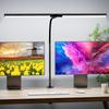 Double Head Led Desk Lamp 3 Color Modes Dimmable Clamp Desk Lighting Gooseneck Smart Light  Study