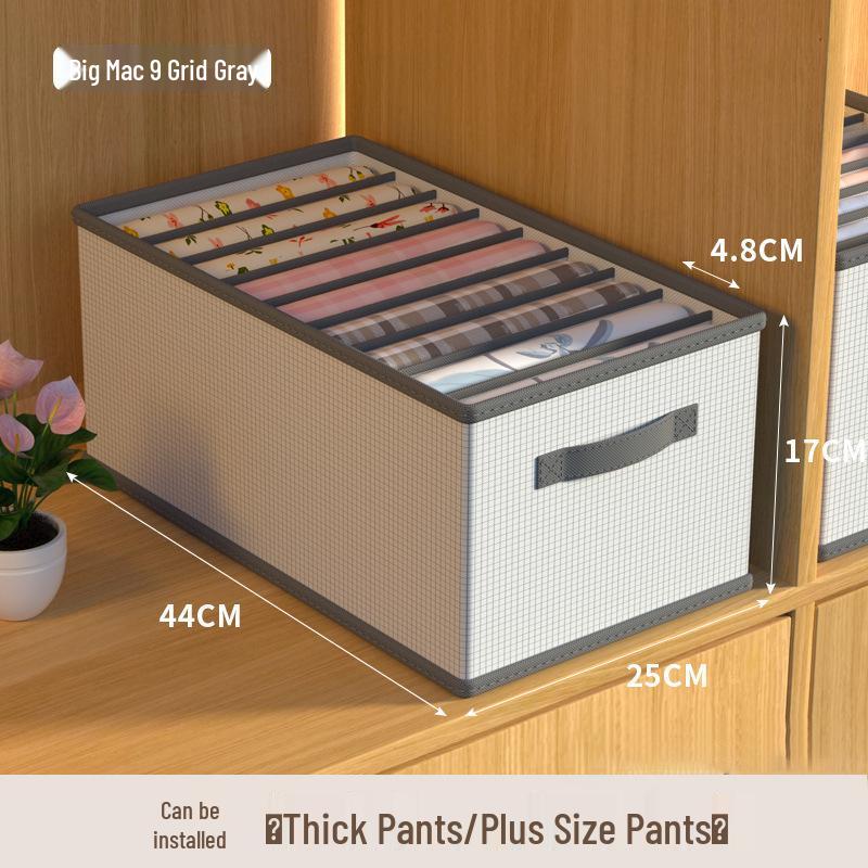 Foldable Large-Capacity Wardrobe Storage Box with Drawer Organizer