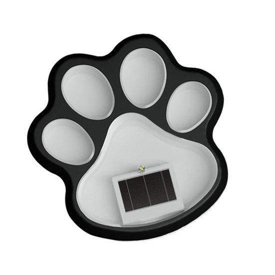 Dog Paw Solar Garden Pathway Solar Outdoor Light Cute Paw Light Waterproof In-Ground