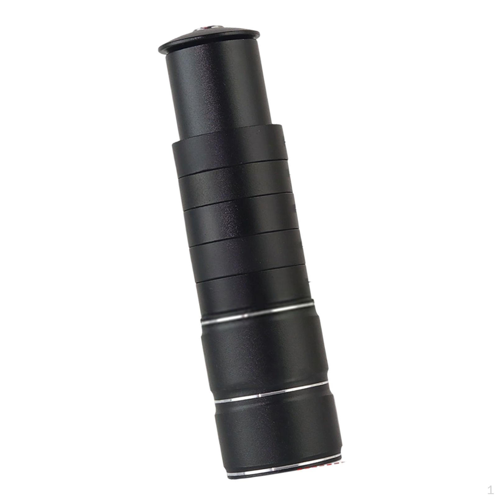 

Bike Fork Stem Extender Bicycle Handlebar Raiser Head up Adapter 5 Adjustment Rings Easy Install