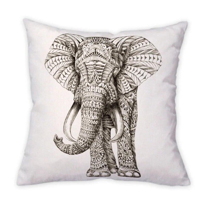 

Наволочка с забавными животными, красочная декоративная подушка с изображением собаки-бабочки для кровати, дивана, дома в стиле бохо 40x40cm