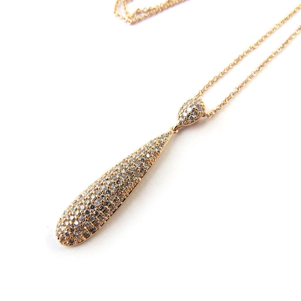 Les Trésors De Lily [N6865] - Gold-Plated Necklace 'Sissi' Rose Gold - 40x8 Mm (gold Pink)
