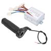 48V 500W Brush Controller Short Cable Thumb Throttle Grip Electric Bicycle Handlebar Set